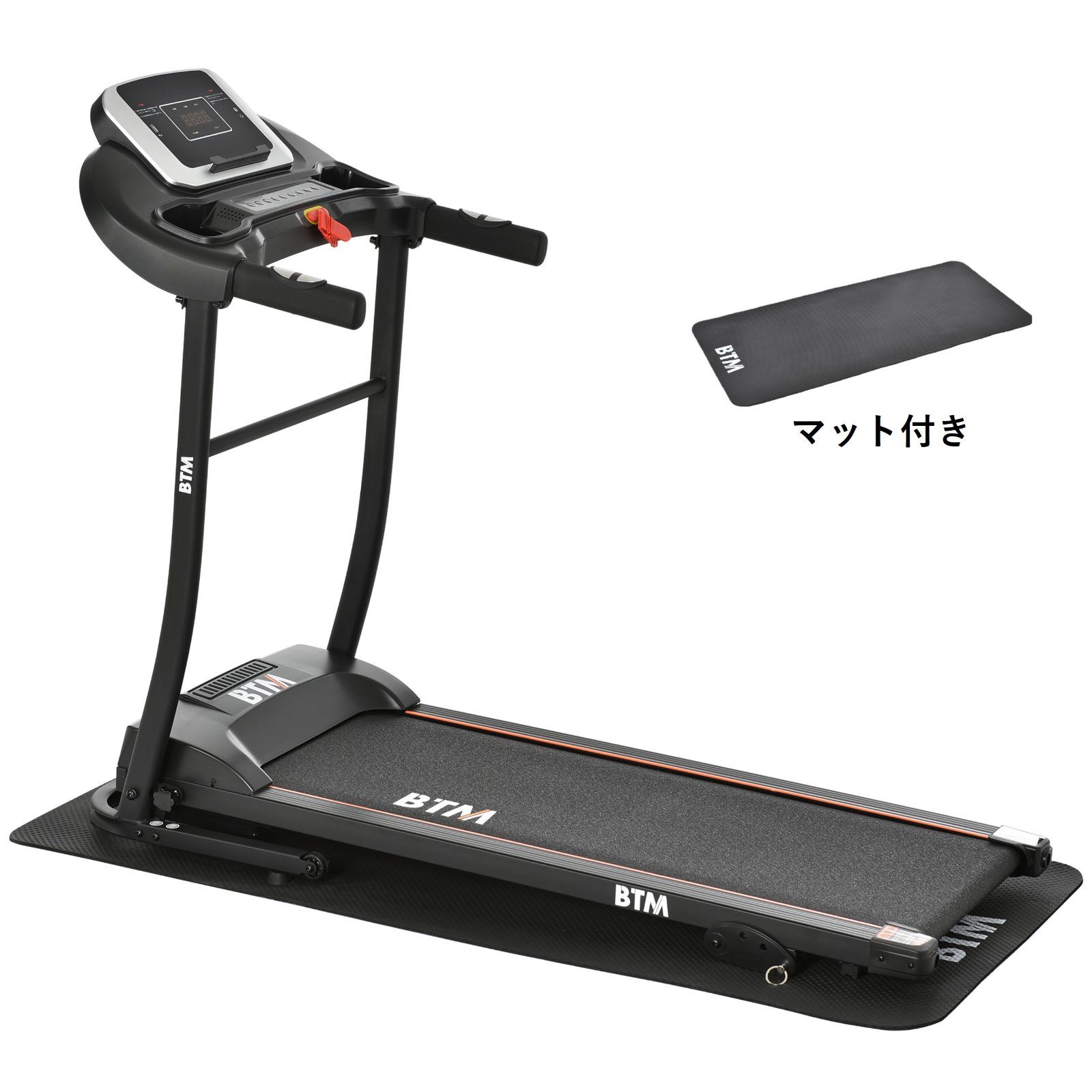 1年安心保証」「マット付き」Fitbliss 電動ランニングマシン MAX12km/h ルームランナー フィットネスマシーン ダイエット器具  有酸素運動 静音 折りたたみ 家庭用 MS297285AAA - メルカリ