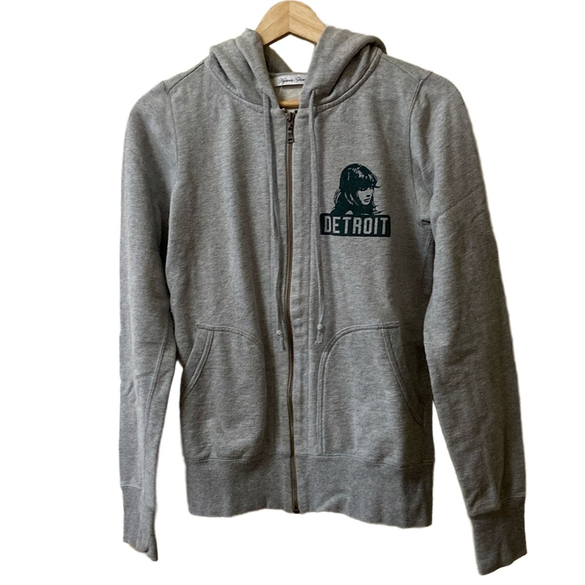 HYSTERIC GLAMOUR ヒステリックグラマー パーカー サイズF レディース - グレー×ダークグレー 長袖