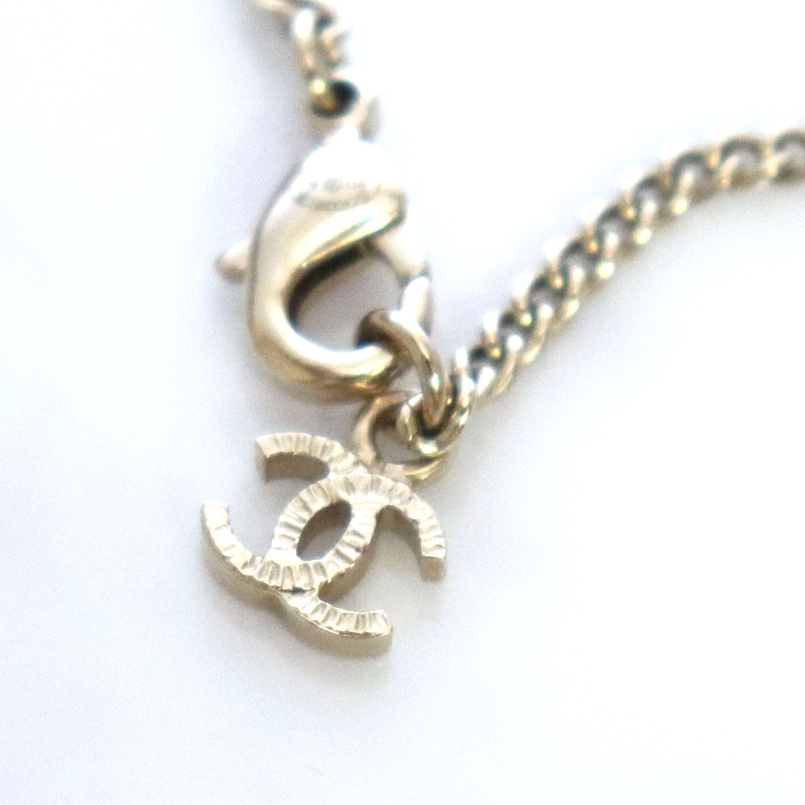 シャネル CHANEL B17A ラウンド ココマーク ネックレス メッシュ  