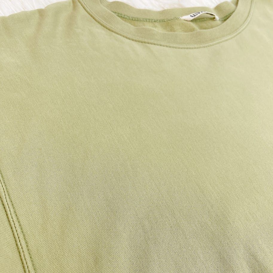AURALEE / スウェット/4/コットン/GRN/A21SP01NU// AURALEE オーラリー スウェット コットン100％ トレーナー SUPER HIGH