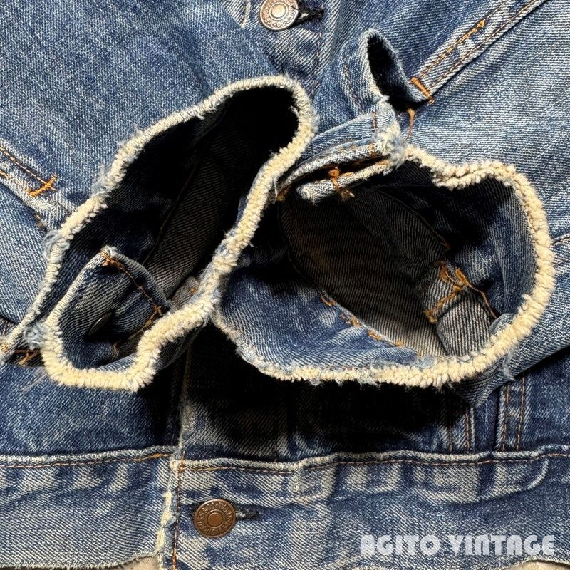 70s Levi's 70505-0217トラッカージャケット USA 42 70's LEVI'S 70505-0217 Denim Trucker Jacket SIZE/42 Made in USA 70