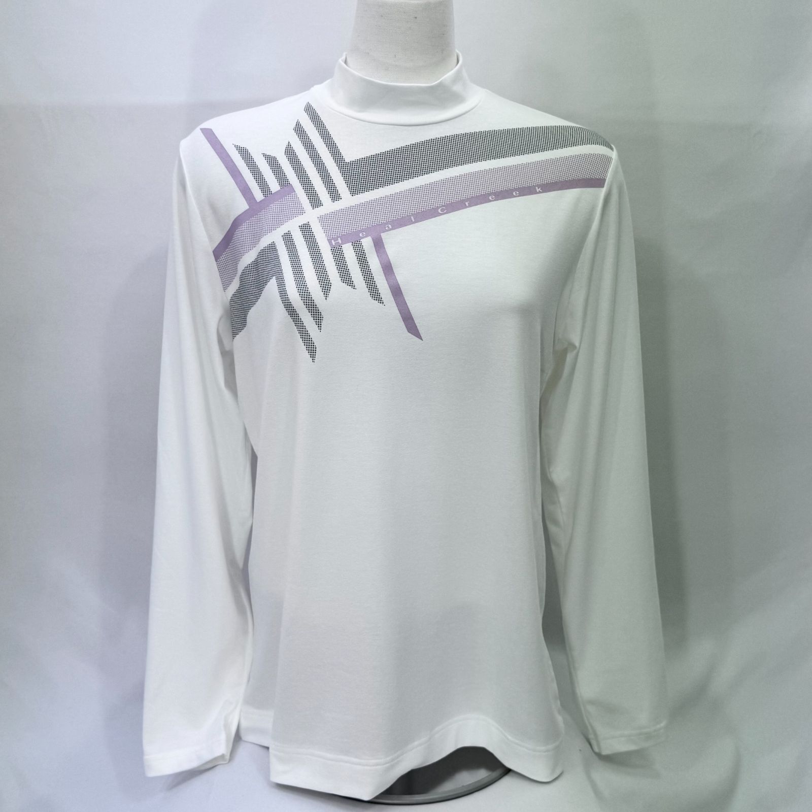 HEAL CREEK ヒールクリーク レディース 長袖モックネック オフホワイト サイズ42