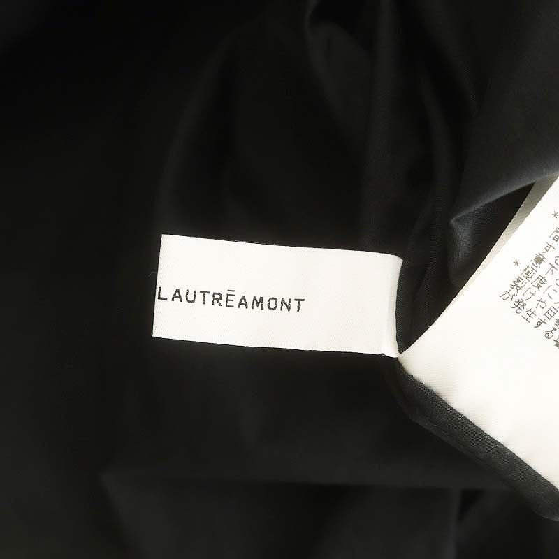 ロートレアモン LAUTREAMONT エッセン ESSEN T/Cタイプライターバイオネックギャザーブラウス 長袖 38 ブラック /DO ■OS レディース ESSEN.LAUTREAMONT(エッセン.ロートレアモン)｜ネックギャザー