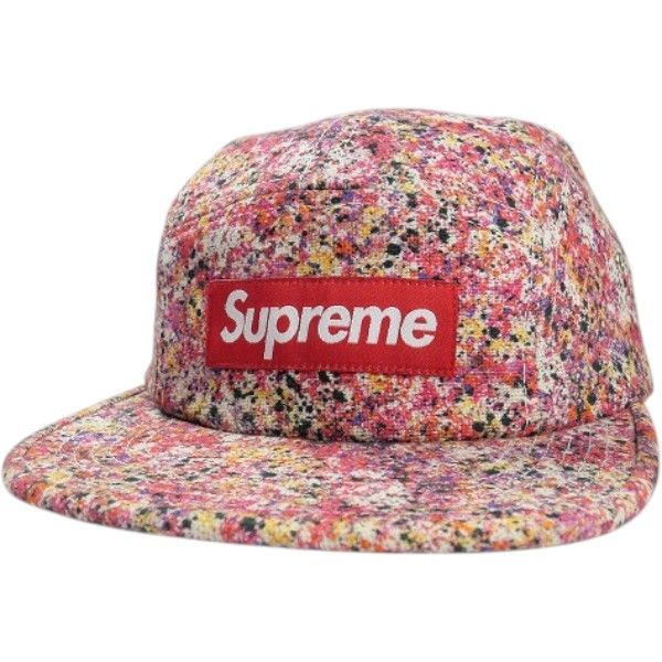 Size フリー SUPREME シュプリーム 13SS Liberty Splatter Camp Cap Red キャンプキャップ 赤 品-非常に良い 20826894