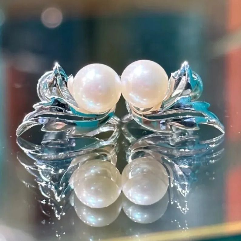 MIKIMOTOパール7.2㎜シルバーイヤリング - メルカリ 