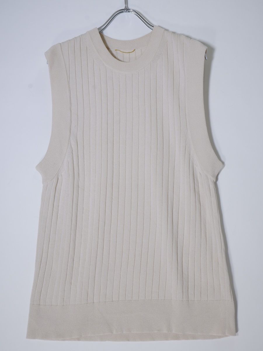 Deuxieme Classe/ドゥーズィエムクラス 2020AW Lady ニット(ノースリーブ リブニット)【フリー】【LKNA75023】 Deuxieme Classe/ドゥーズィエムクラス 2020AW Lady ニット