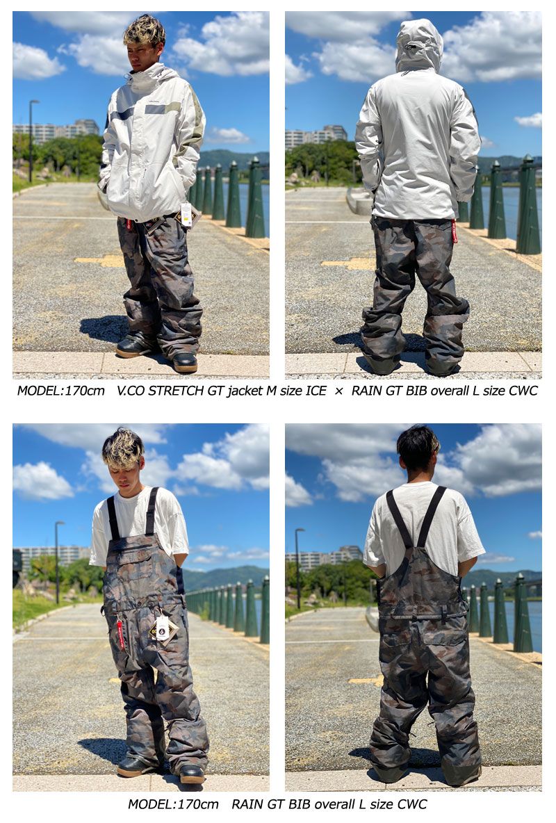 23-24 VOLCOM/ボルコム RAIN GORE-TEX BIB overall メンズ