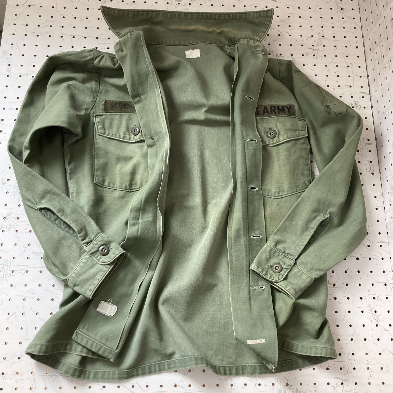 □アメリカ軍 OG-107 ユーティリティシャツ 【USArmy SHIRT