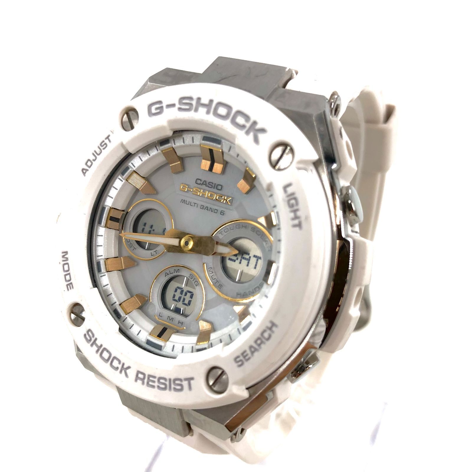 2時まで／カシオ ファッション G-SHOCK ホワイト 腕時計