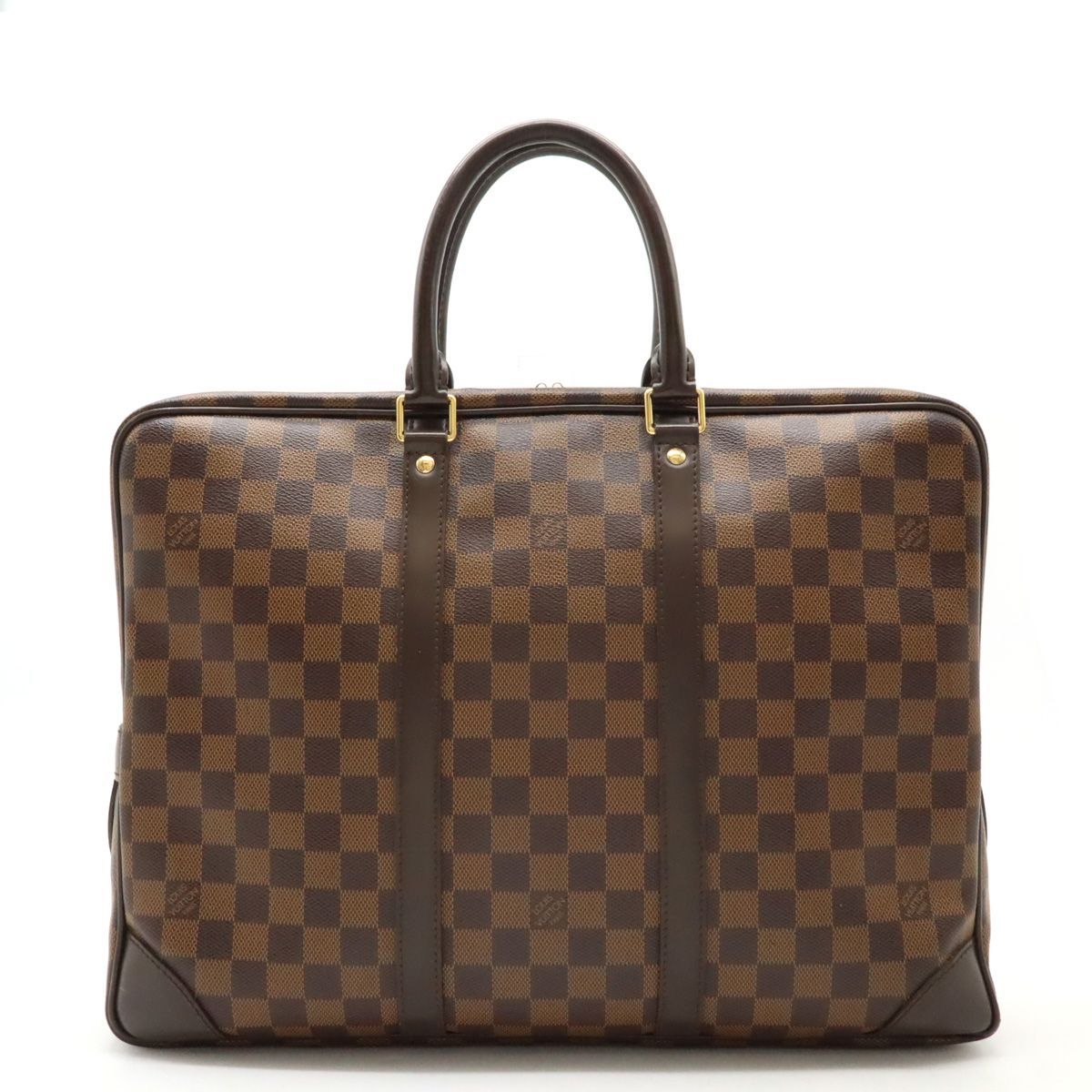 LOUIS VUITTON ルイ ヴィトン ダミエ ポルトドキュマン ヴォワヤージュ ビジネスバッグ ブリーフケース 書類カバン ハンドバッグ N41124