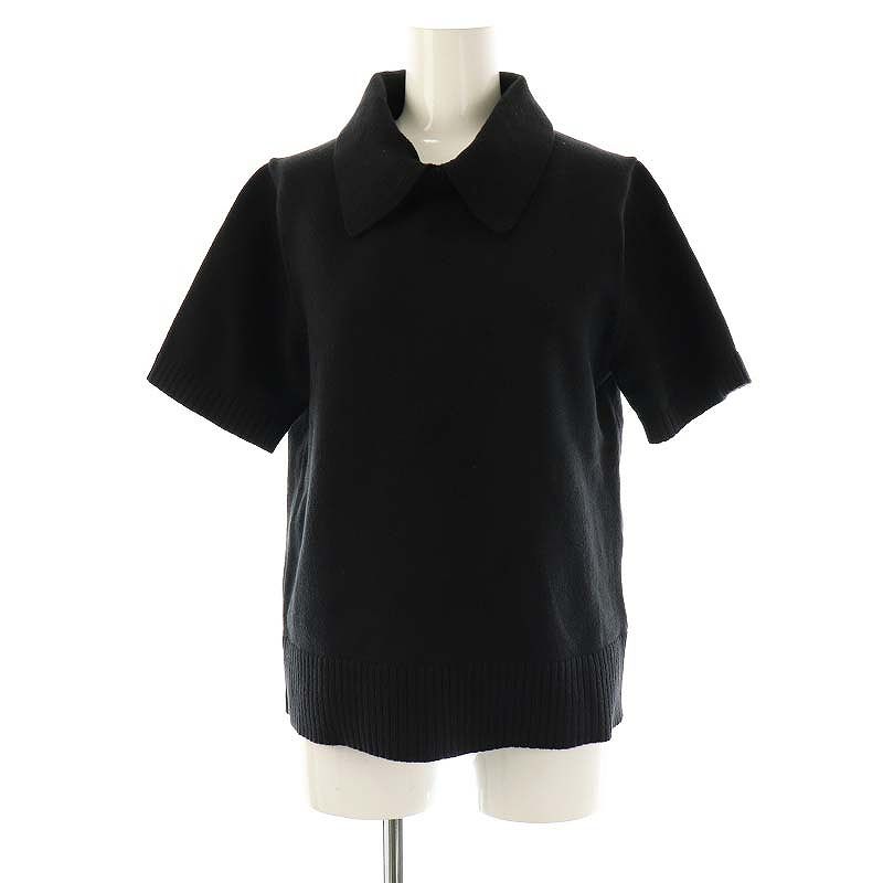 ミラオーウェン Mila Owen 25SS 2WAYハーフスリーブポロニット