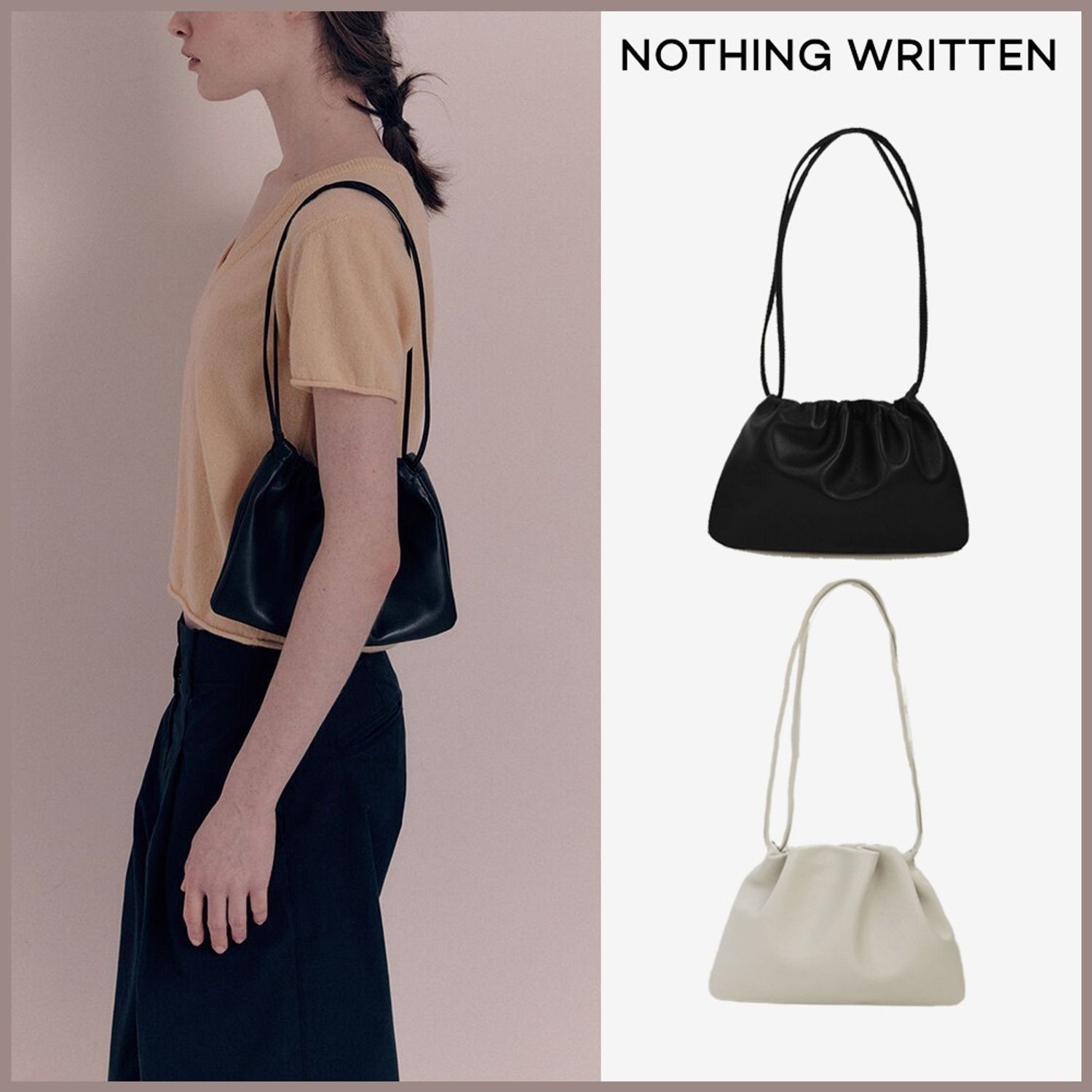 NOTHING WRITTEN Nella strap mini bag（5TH / Nella strap mini