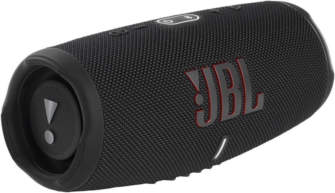 JBL CHARGE5 Bluetoothスピーカー 2ウェイ スピーカー構成|USB C充電|IP67防塵防水|パッシブラジエーター搭載|ポータブル|2021年モデル ブラック JBLCHARGE5BLK N8