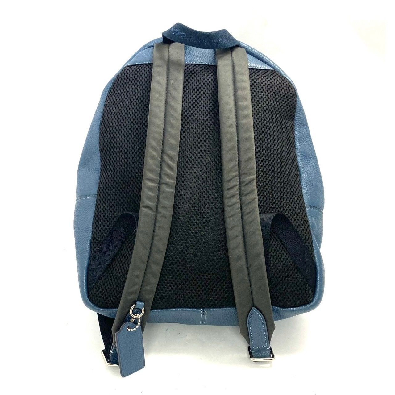 COACH】F76772 リュックサック レインボーロゴマーク ネイビー ブルー 