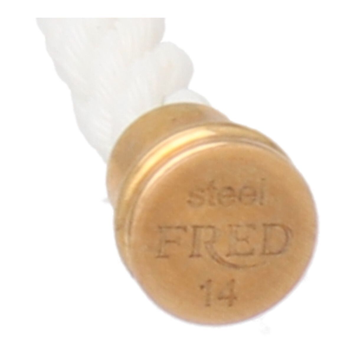 【中古】 FRED フレッド ブレスレット 6B0285 フォース10 MM ミディアムモデル YG用 ホワイト 14刻印 22001688 MK