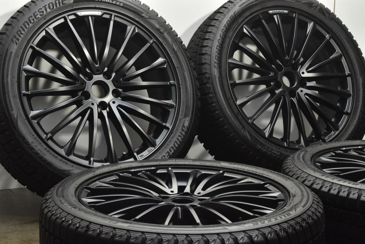 製 バリ溝 LF-Force 20in 7.5J 35 PCD114.3 ブリヂストン ブリザック DM-V3 235 50R20 レクサス NX スタッドレス 交換用 可
