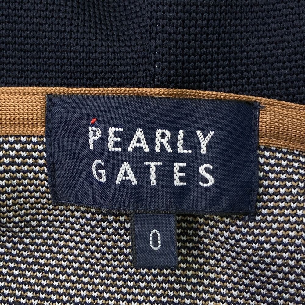 サイズ：0 PEARLY GATES パーリーゲイツ 2023年モデル ; フード付 ニット ジャケット パーカー チェック柄 ベージュ系 [240101487208] ゴルフウェア レディース ストスト サイズ：0 PEARLY GATES パーリーゲイツ 2023年モデル ; フード