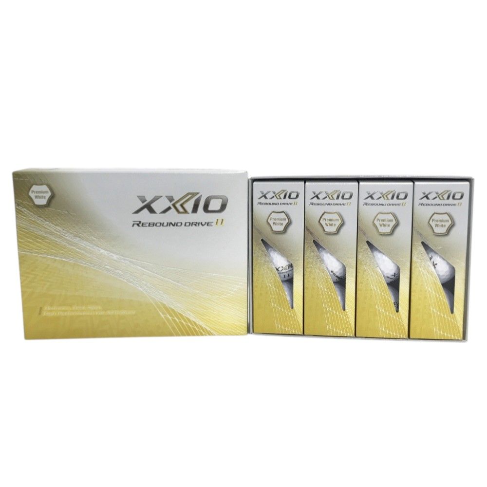 DUNLOP ダンロップ  XXIO REBOUND DRIVEII 1ダース  ホワイト系  [240101498500] ゴルフウェア ストスト DUNLOP ダンロップ XXIO REBOUND DRIVEII 1ダース ホワイト系