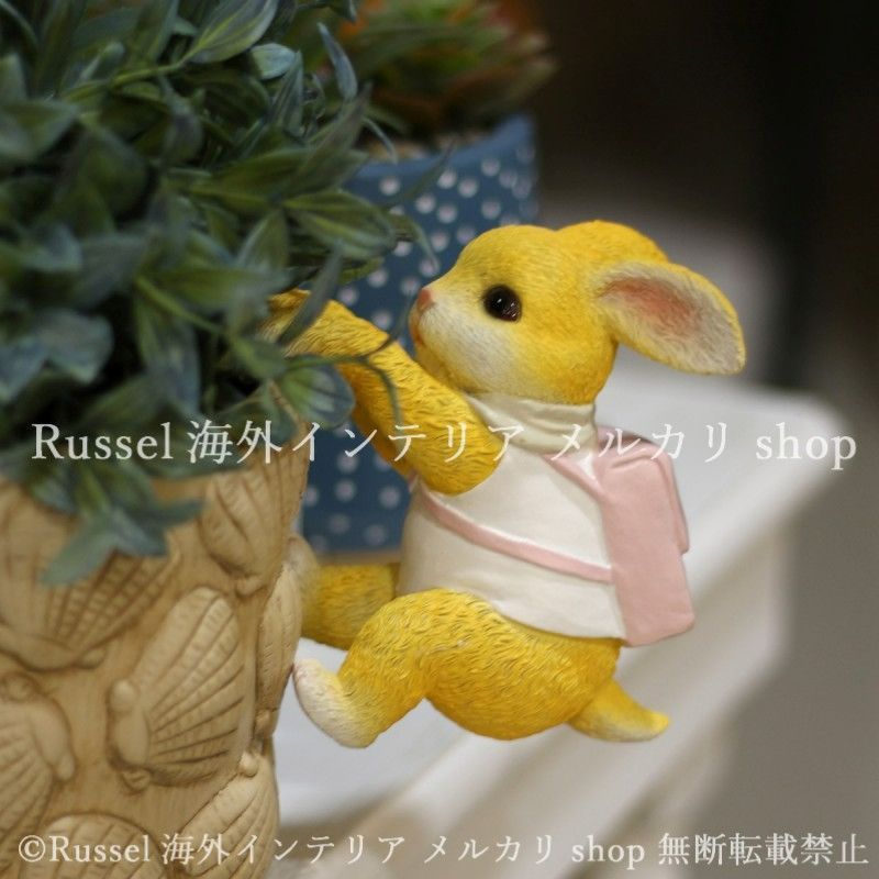 ウサギ ガーデンオーナメント 大きい ワンダーデコールうさぎガーデン