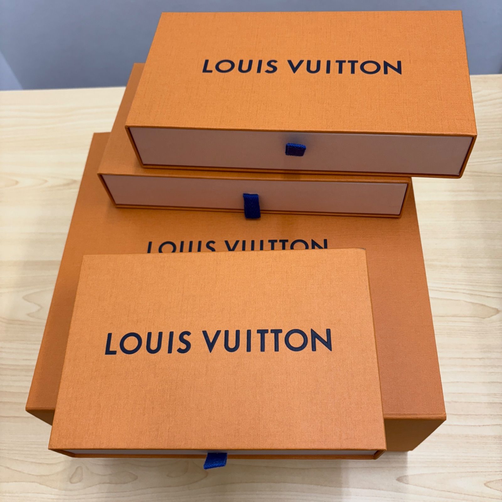 ❤︎お得❤︎　LOUIS VUITTON ルイヴィトン　箱 & 保存袋　セット louisvuittonルイヴィトン箱BOX保存袋5点セット - メルカリ