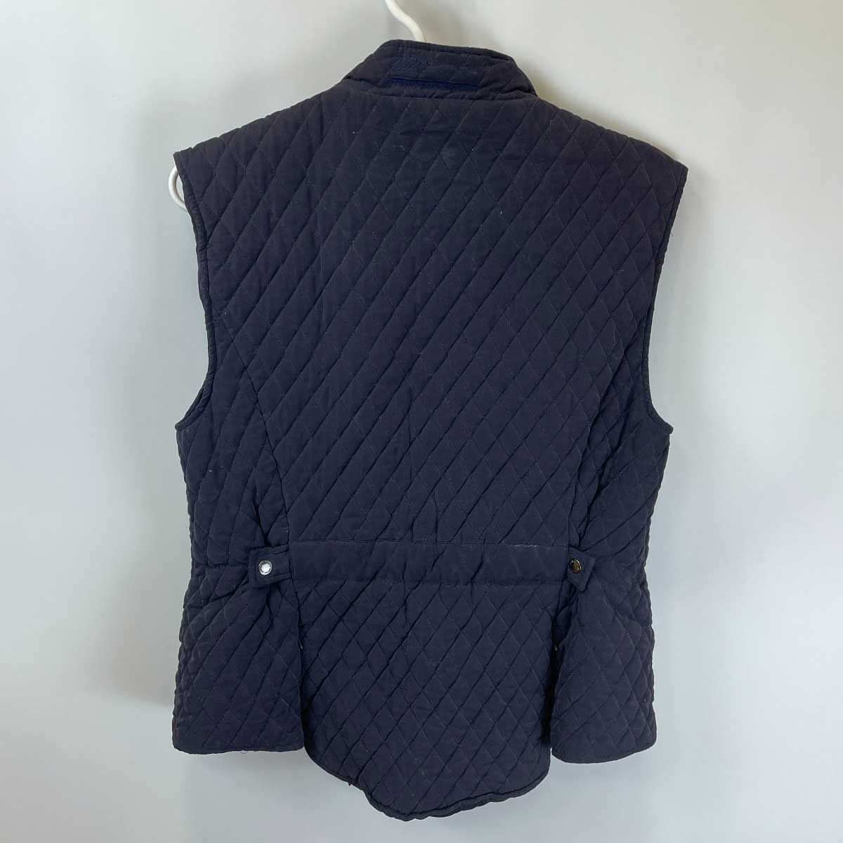 Shires Equestrian ナイロン ベスト シャイヤー M ネイビー レディース 乗馬 馬術
