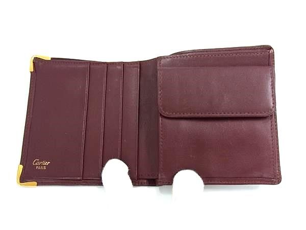 Cartier カルティエ マストライン 二つ折り財布 折り財布 財布 札入れ Cartier カルティエ 二つ折り札入れ 財布 マストライン レザー