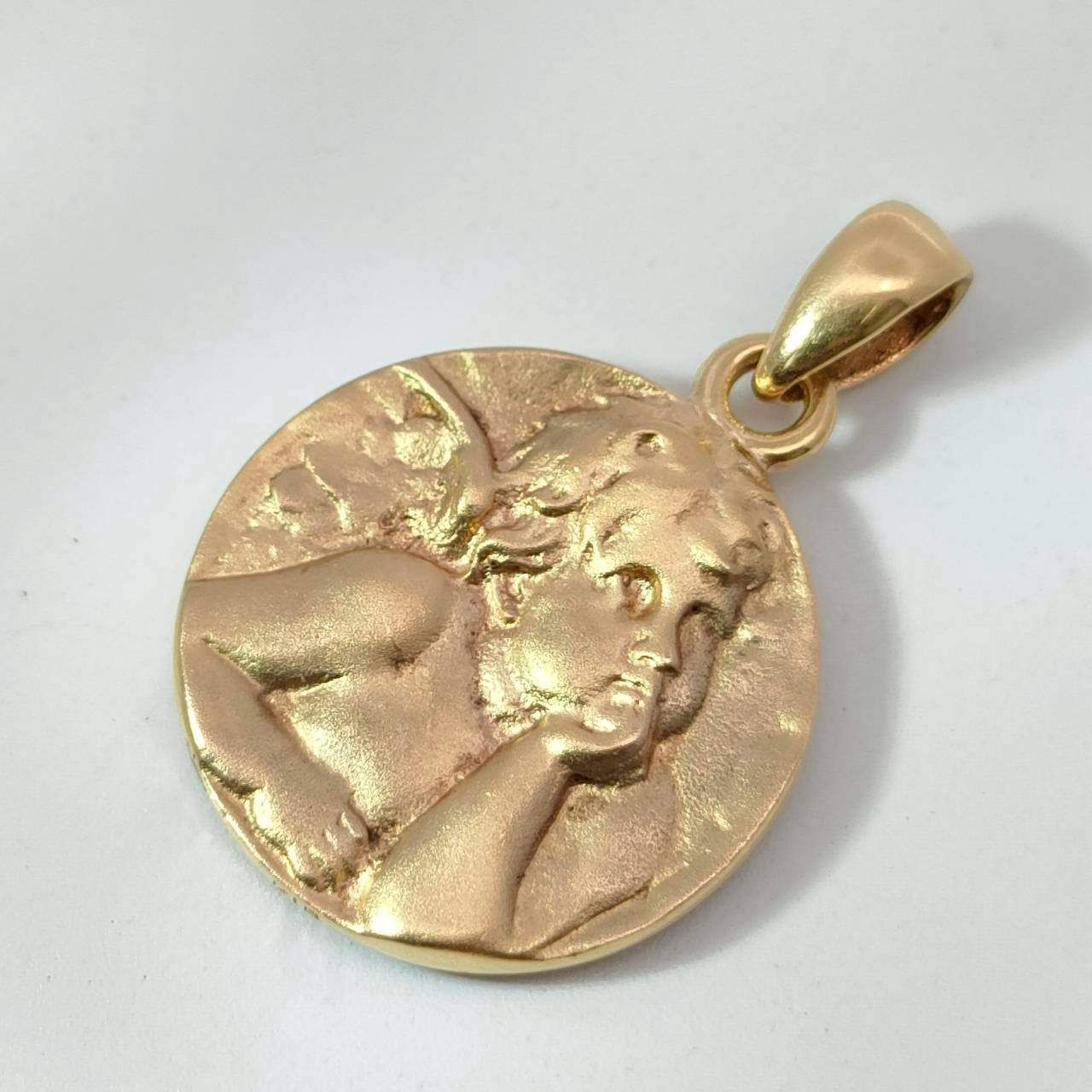 18金 K18 男女兼用 天使 エンジェル ネックレストップ 4.2ｇ D171