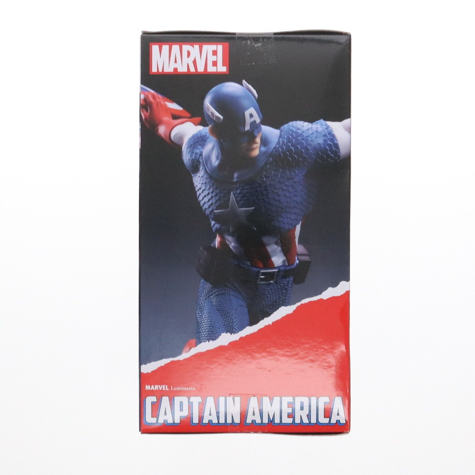 MARVEL NOW Luminasta キャプテンアメリカ フィギュア 盾を投げる瞬間の躍動感あるフィギュア！セガプライズ「MARVEL