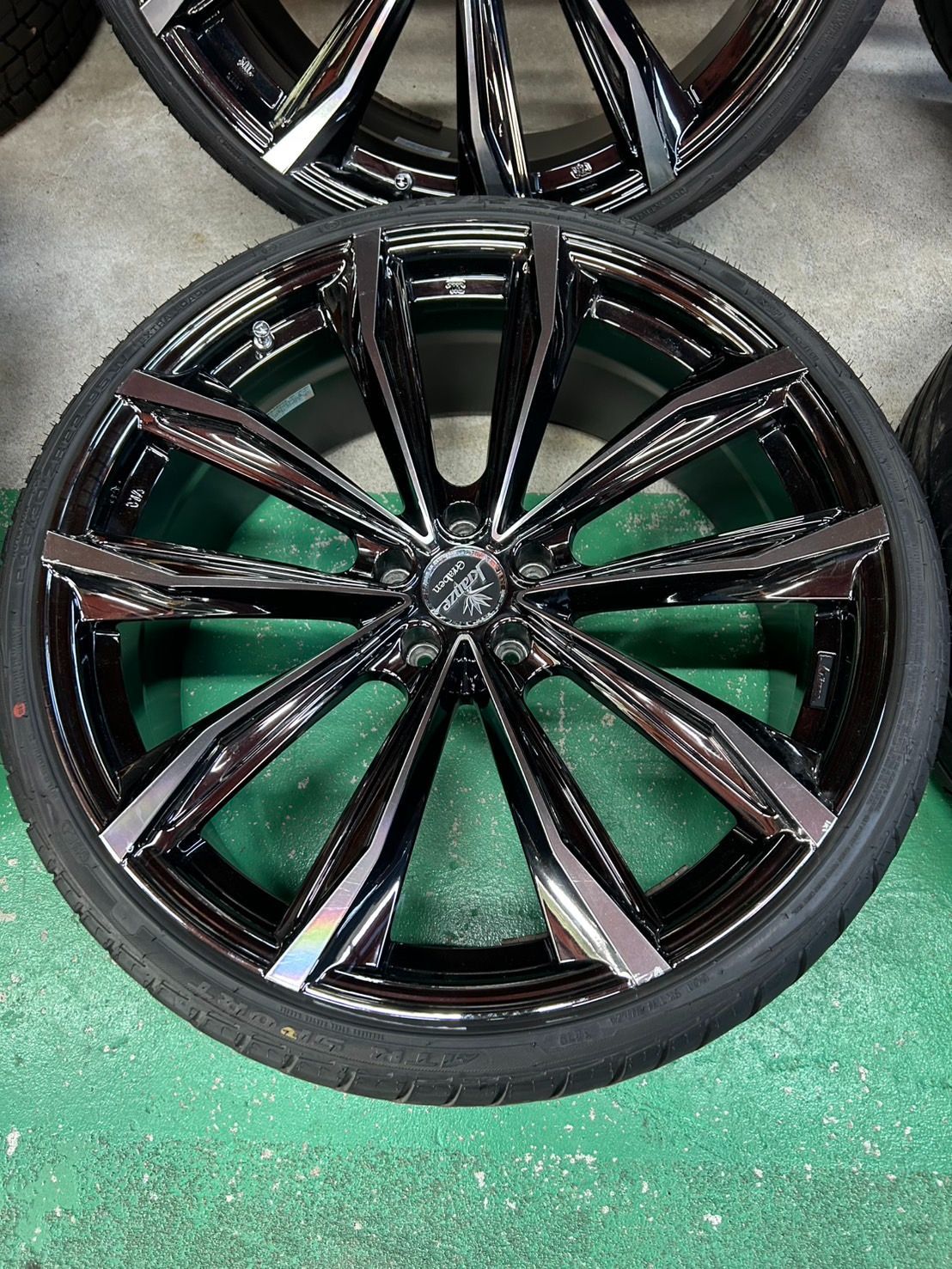 Weds Kranze Graben 680 EVO 22インチ 9J 35 5H114.3 ATR SPORT 245 30ZR22 タイヤ付きホイール4本セット