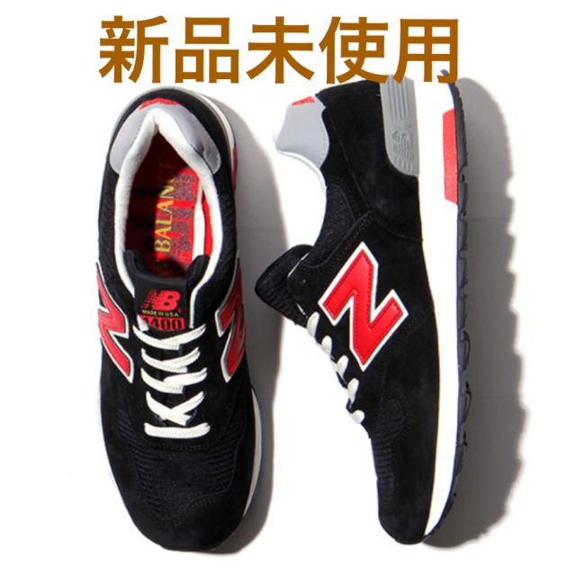 1400 24 ブラック ニューバランススニーカー 新品 new balance - メルカリ