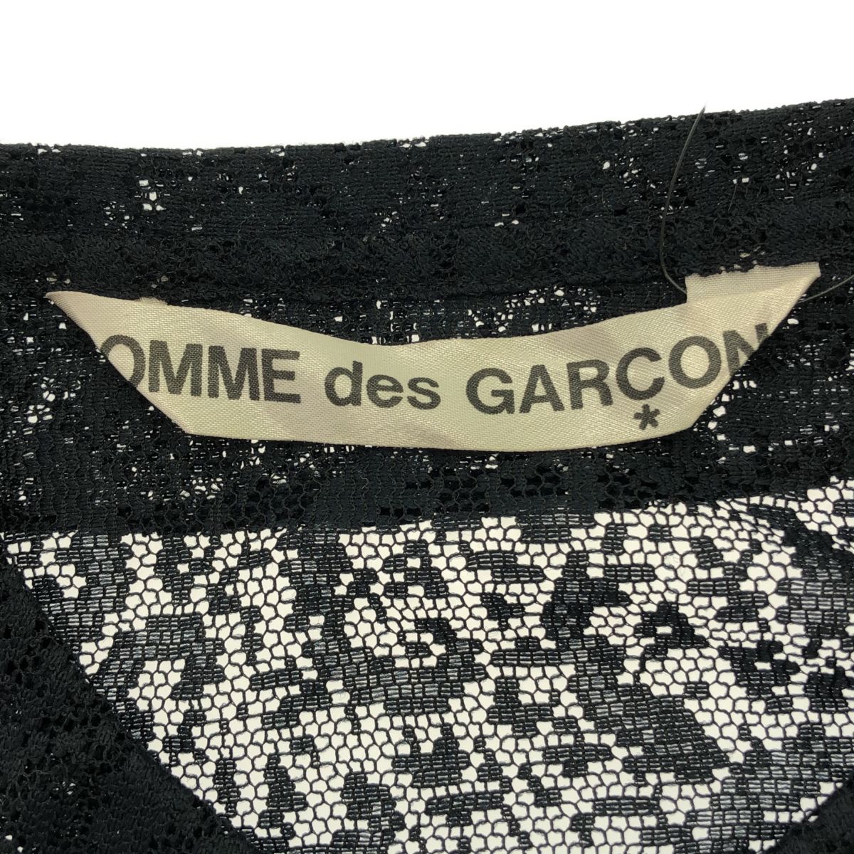 tricot COMME des GARCONS　レースブラウス　半袖 COMME des GARÇONS コムデギャルソン 旧タグ レースブラウス