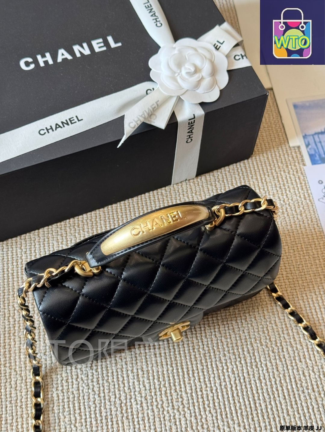 今日特価】Chanel シャネル CF mini 斜め掛けと手提げ可能-WTO