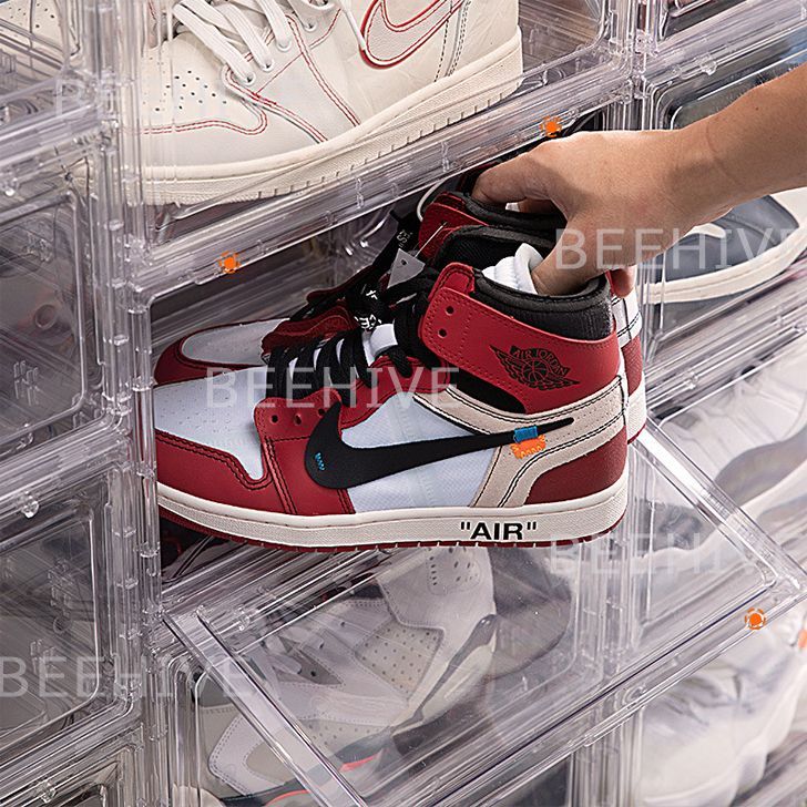 シューズボックス 6個セット 横型 ディスプレイシューズボックス 幅