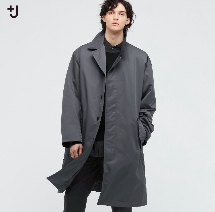 31日まで限定☆UNIQLO +J パデッドオーバーサイズステンカラーコート L