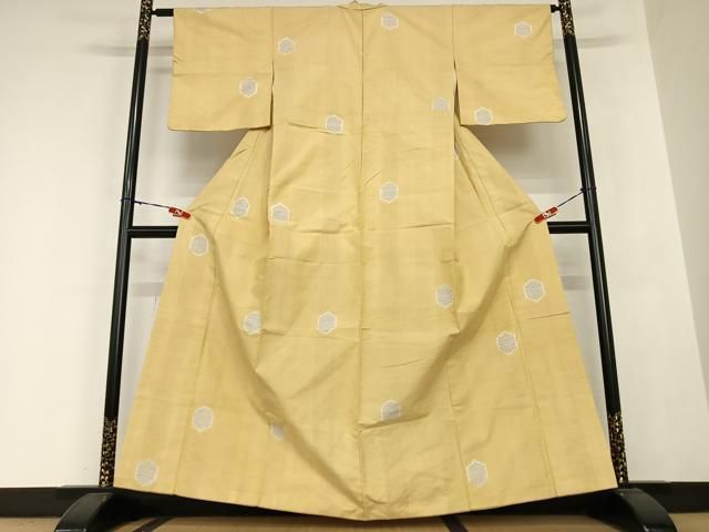 平和屋着物○上質な紬 80亀甲 亀甲文 正絹 逸品 AABB6465zg - メルカリ