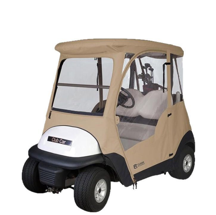 送料無料 屋外での日焼け防止や雨対策を厚くする耐久性オックスフォード布カートカバーコートコートゴルフカートカバー
