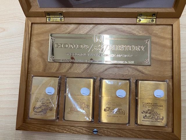Honda F1 History Zippoライターセット‼️ヒストリージッポー‼️ Honda F1 History Zippoライターセット‼️ヒストリージッポー