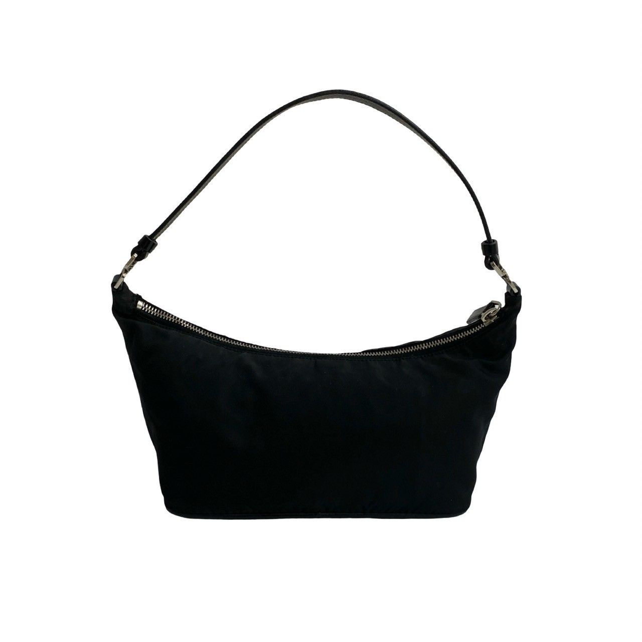 【極美品✨】プラダ ミニポーチ テスートナイロン 三角ロゴ ブラック Gカード付 PRADA - 極 美品 PRADA プラダ 三角ロゴ プレート 金具 レザー