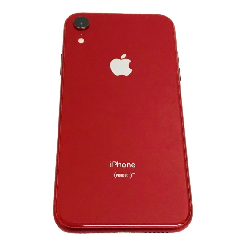 SIMフリー Apple アップル iPhoneXR 128GB SB 〇判定 レッド MT0N2J/A 