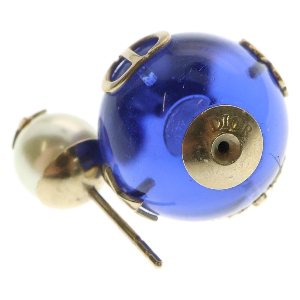 Christian Dior クリスチャンディオール ピアス レジンパール 片耳 イヤー ブルー DECORATOM_COM_BR