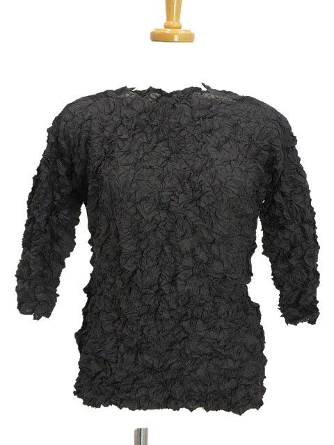 MeISSEYMIYAKE ミーイッセイミヤケ MI32FO402 ブラック MERINGUE
