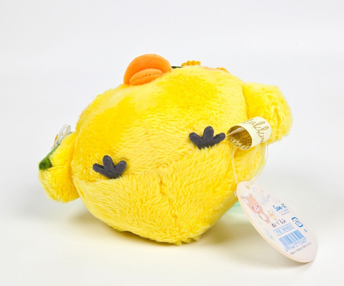 リラックローゼット　ぶらさげぬいぐるみ　キイロイトリ サンエックス ぶらさげぬいぐるみ キイロイトリ キーホルダー