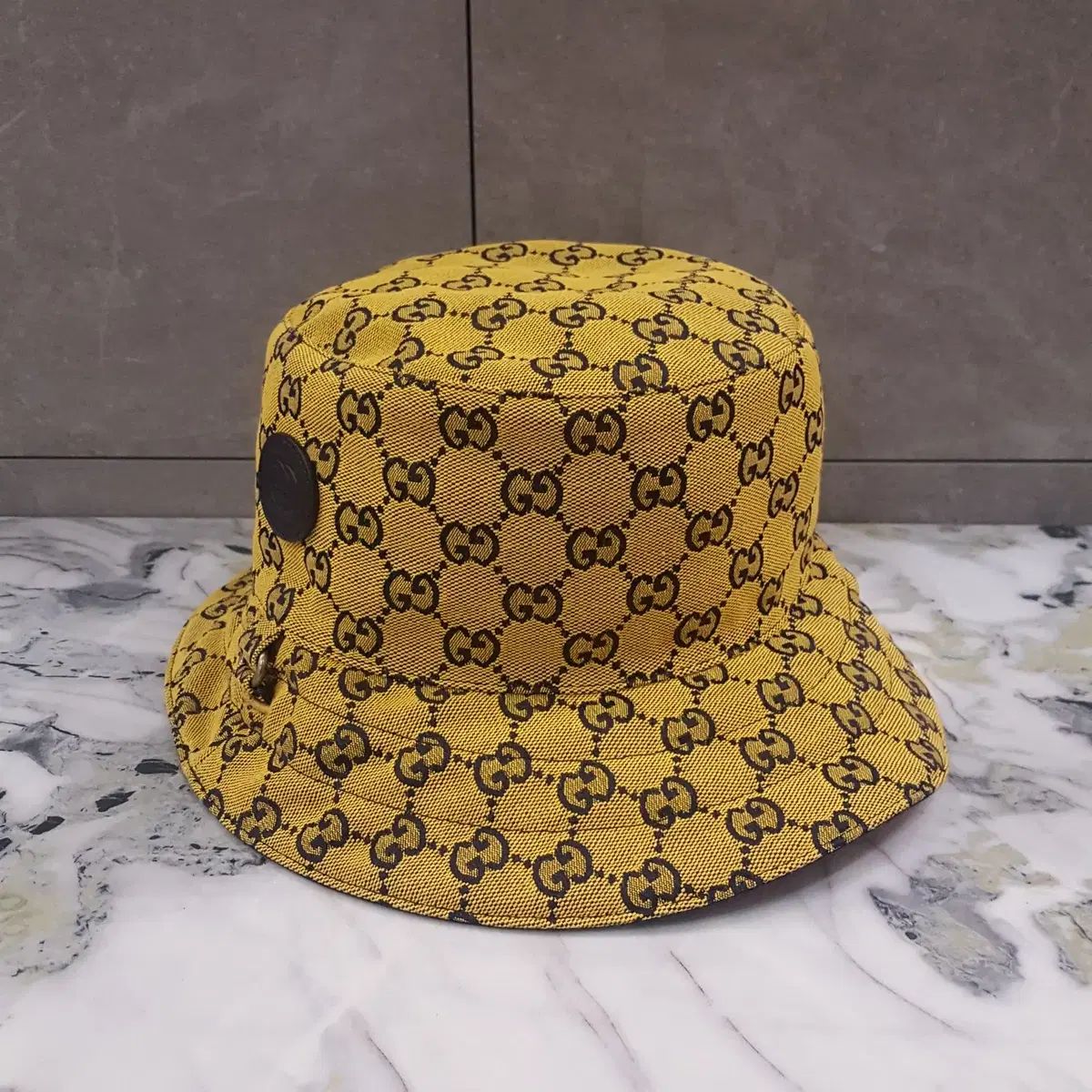 L Size グッチ マルチカラー リバーシブル バケットハット モデル ほぼ