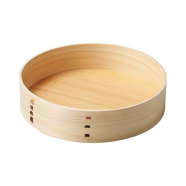 ヤマコー 用美 業務用 檜 8寸曲輪盛器 足ナシ yamaco27406