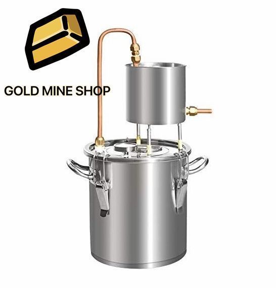 20L銅管密造酒蒸留酒水アルコールエッセンシャルオイル蒸留器ホームブリューワイン作りキットビルトイン温度計DIYウイスキーワインブランデ