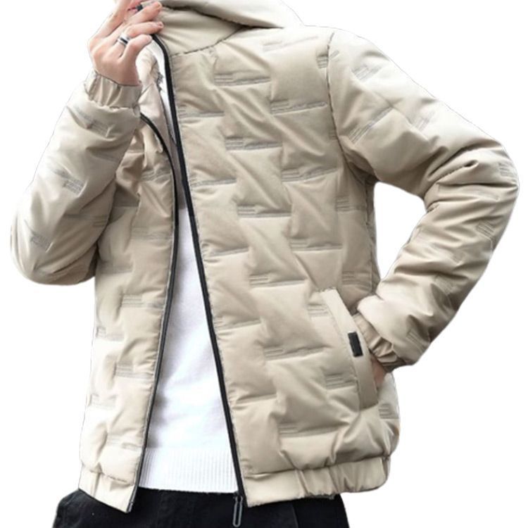 新作 ダウンジャケット 中綿ジャケット メンズ キルティング ブルゾン ぴかぴか 切替 柄物 ダウンコート 防風 防寒 [M~3X] 全2色 イエロー ダウンジャケット メンズ ダウンコート 撥水 軽量 保温 防風 冬 冬服