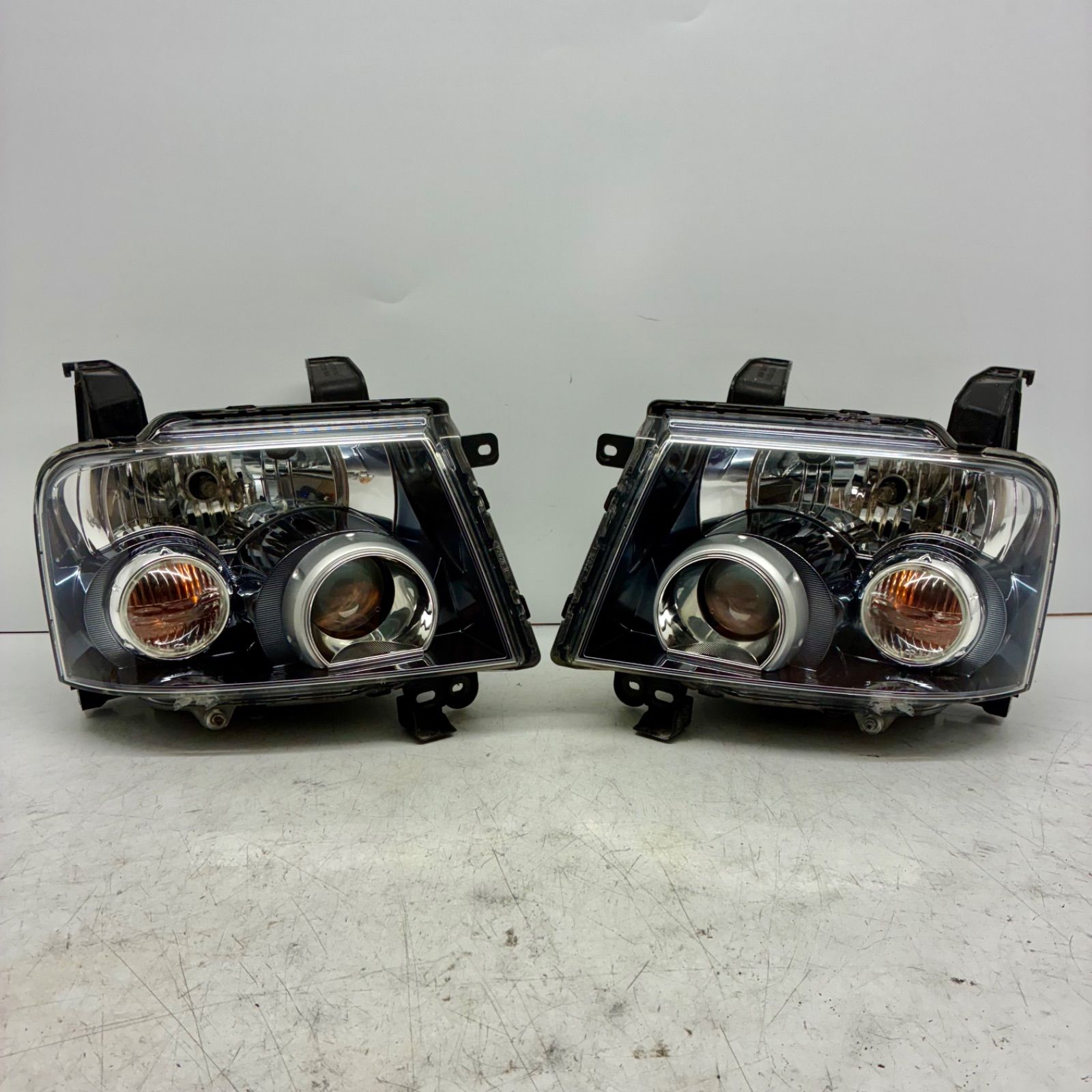 コーティング済 H81W H82W H91W H92W オッティ EKスポーツ ヘッドライト ランプ レンズ 左右セット LR HID STANLEY P3247 P71507