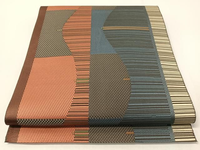 平和屋着物○上質な色無地 紗綾形花地紋 薄紅色 正絹 逸品 BAAU7034gt