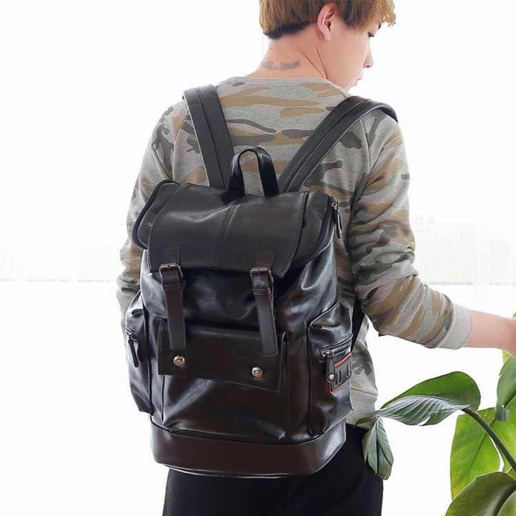 ブラックレザーリュック 楽天市場】【所ジョージの世田谷ベースで紹介】防水レザー