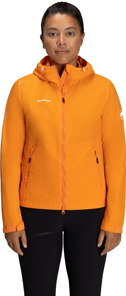  マムート MAMMUT アウトドア ハイキング ウィンドブレーカー フーデッド ジャケット アジアンフィット レディース 女性 ウィメンズ 上着 アウター 登山 お出かけ 1012 00401 2258 D TANGERINE その他 アウター